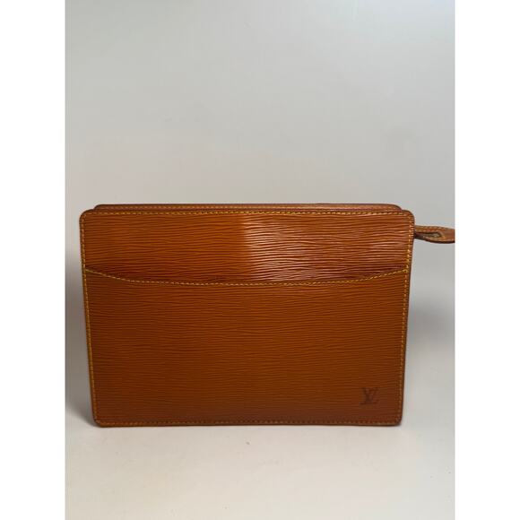 Louis Vuitton Pochette Homme Epi Leather Clutch - Picture 1 of 13